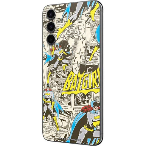 DC Comics Batman Batgirl Vintage Action pose pattern Galaxy A14 5G Skin